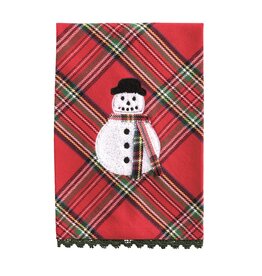 Snowman Boucle' Icon Towel