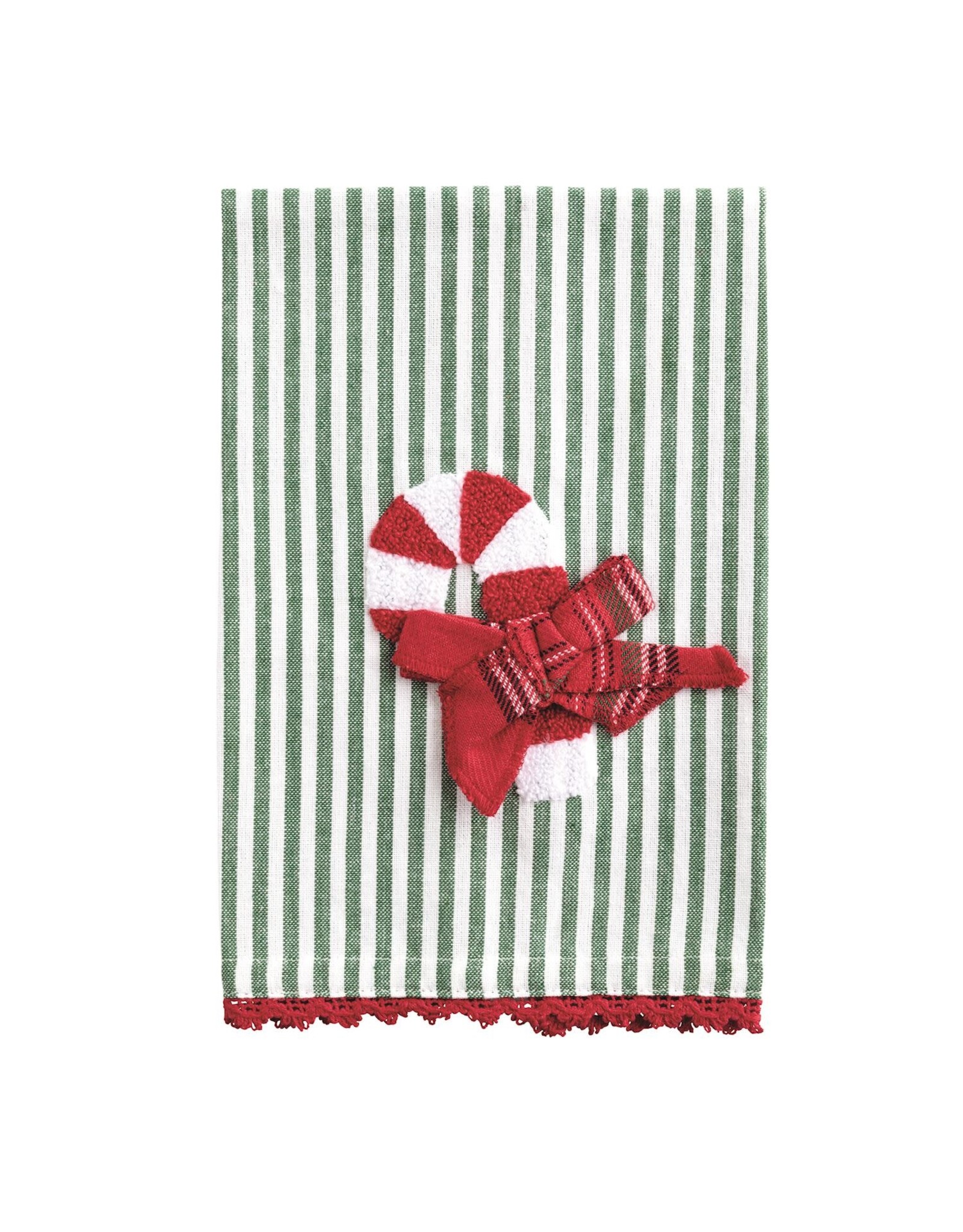 Candy Cane Boucle' Icon Towel