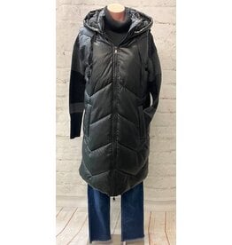 Tribal Tribal Long Sleeveless Puffer Vest