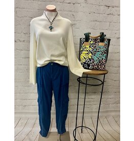 Tribal Tribal Long Sleeve Funnel Neck Sweater