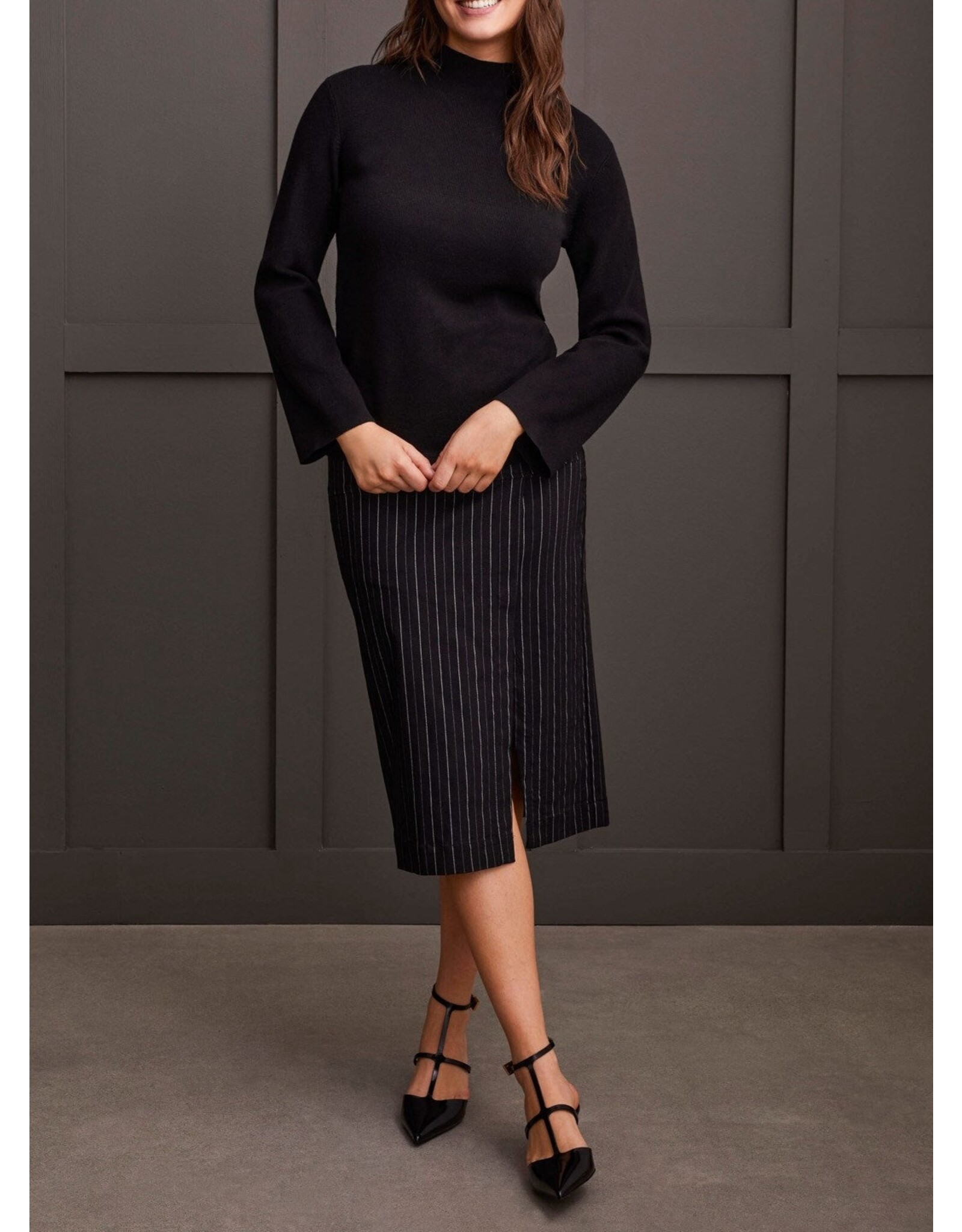 Tribal Tribal Long Sleeve Funnel Neck Sweater