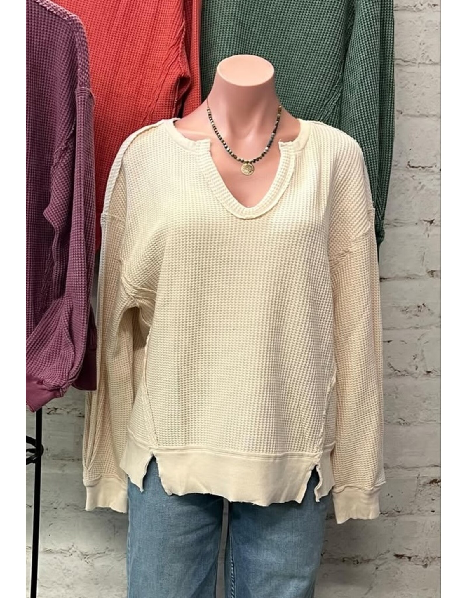 Dear John Denim Dear John Zyra Thermal Oversized Top