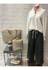 Tribal Tribal Techno Stretch Dolman Top with Quarter Zip Tribal Tribal Techno Stretch Dolman Top with Quarter Zip