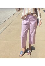 Tribal Tribal Brooke High Rise Wide Leg Capri with Patch Pockets Tribal Tribal Brooke High Rise Wide Leg Capri with Patch Pockets