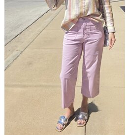 Tribal Tribal Brooke High Rise Wide Leg Capri with Patch Pockets