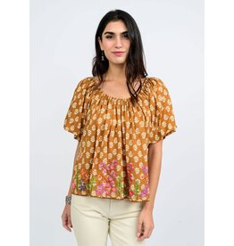 Ivy Jane Ivy Jane Garden of Flowers Top Rust
