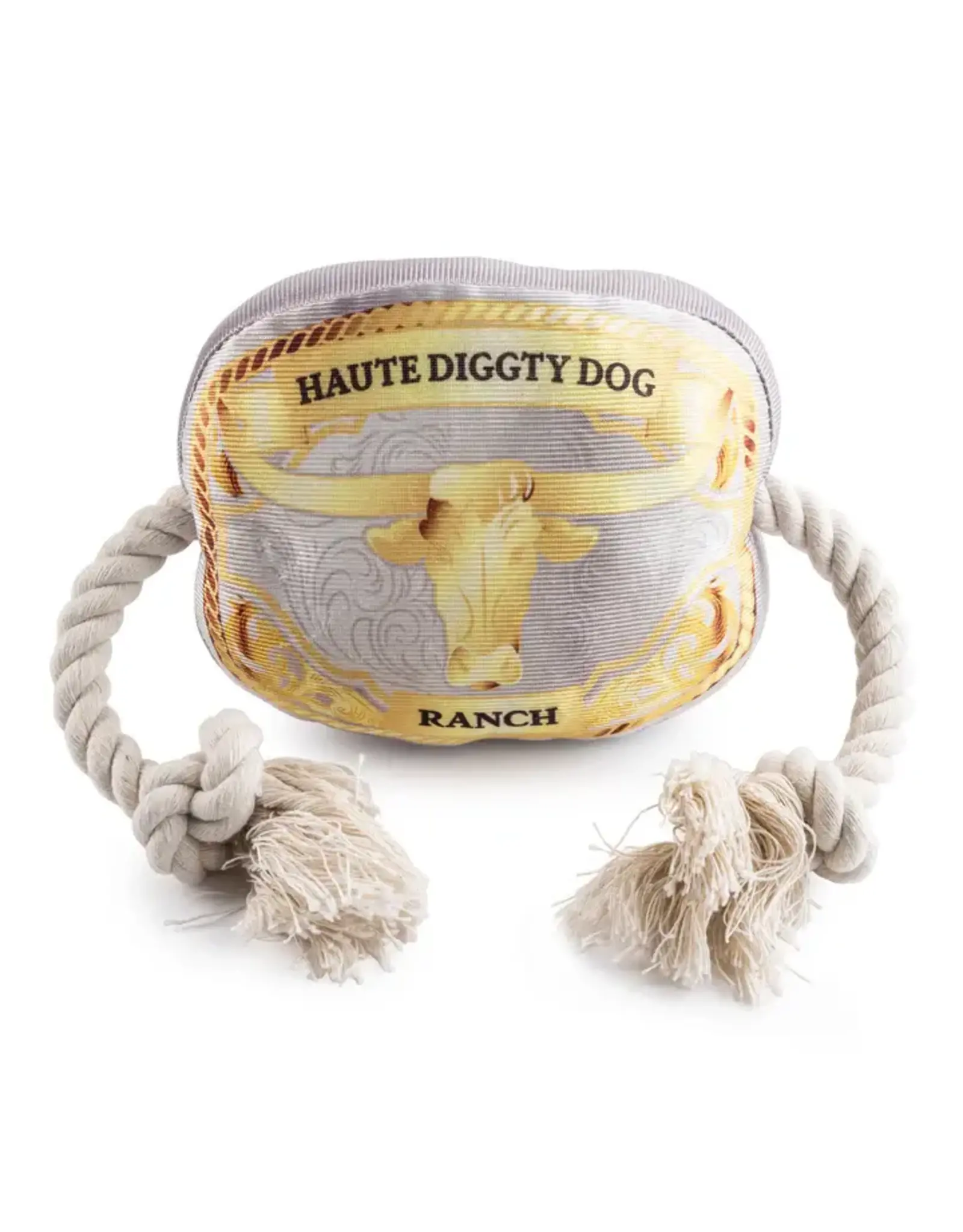Western Belt Buckle Dog Toy