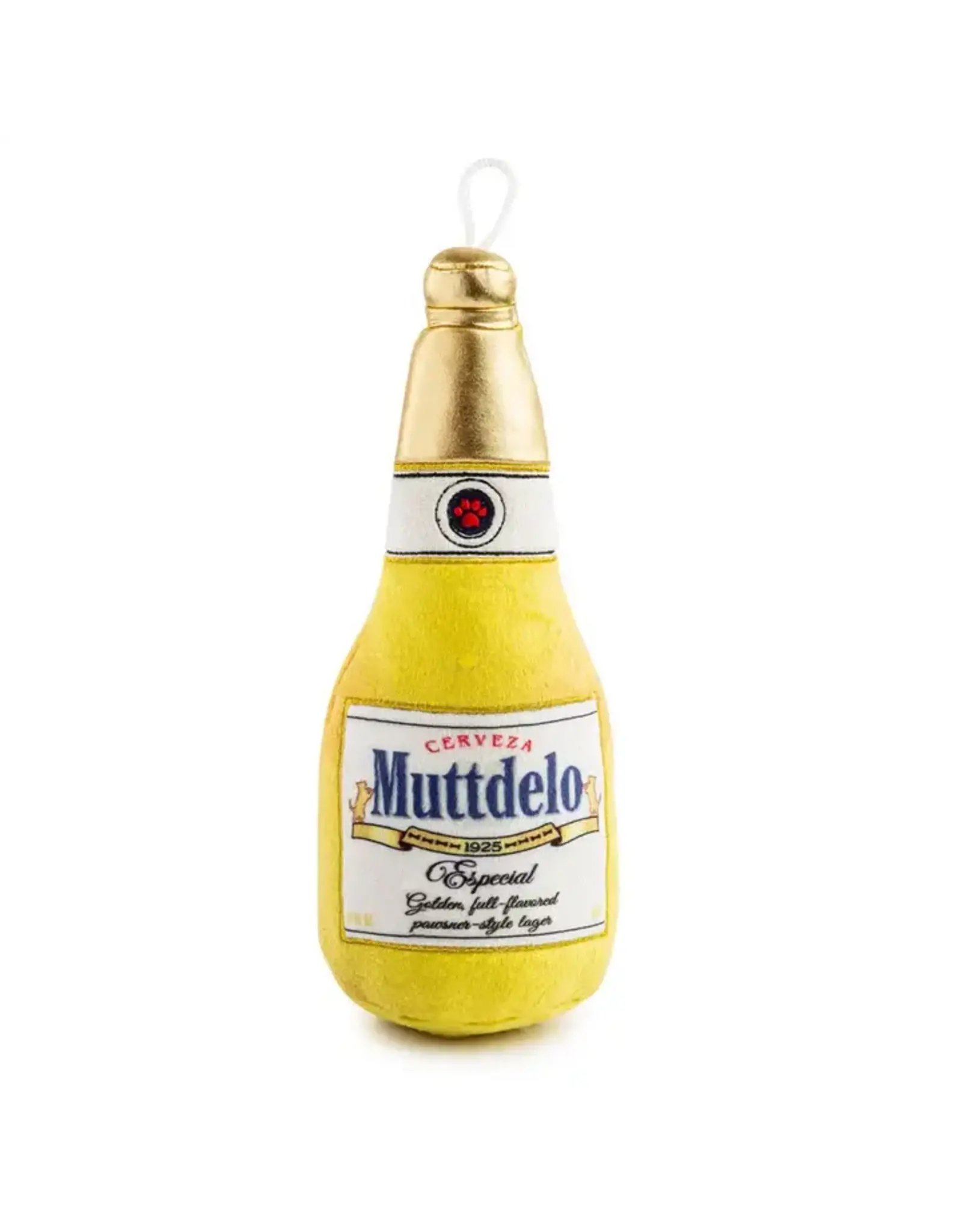 Muttdelo Beer Bottle Dog Toy