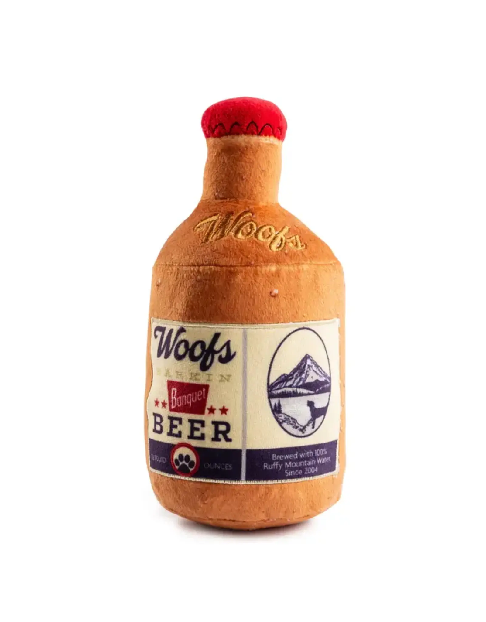 Woofs Beer Bottle Dog Toy