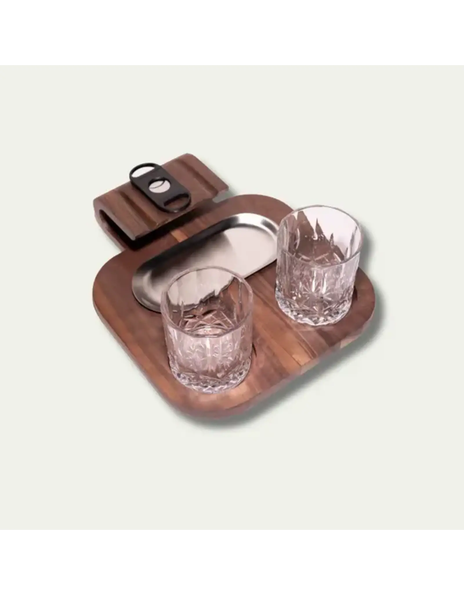 Gezellig Whiskey and Cigar Board Set