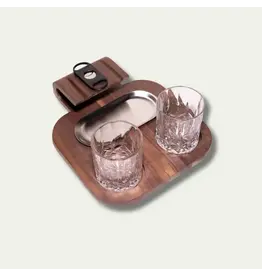 Gezellig Whiskey and Cigar Board Set