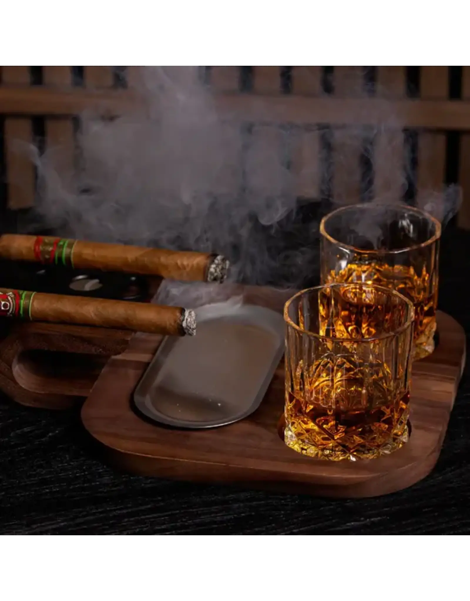 Gezellig Whiskey and Cigar Board Set