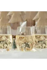 Jeanne Fitz Glitter Star Stemless Wine Glass Set of 4