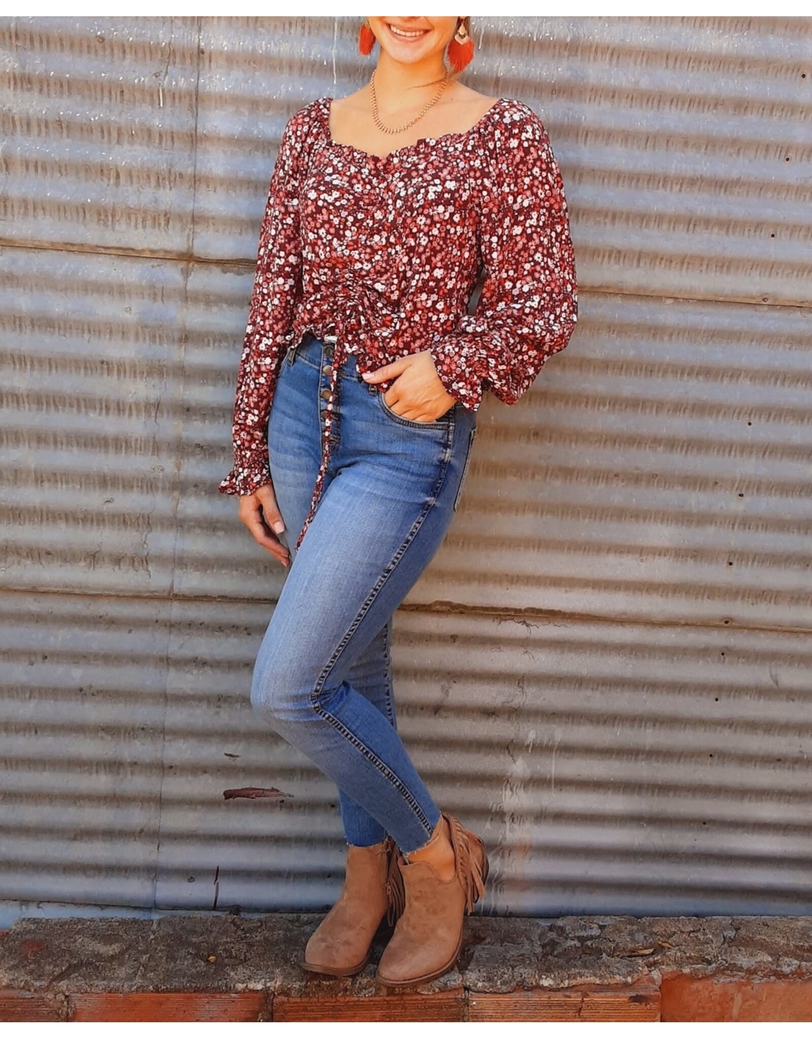 Seaside Elastic Waist Top