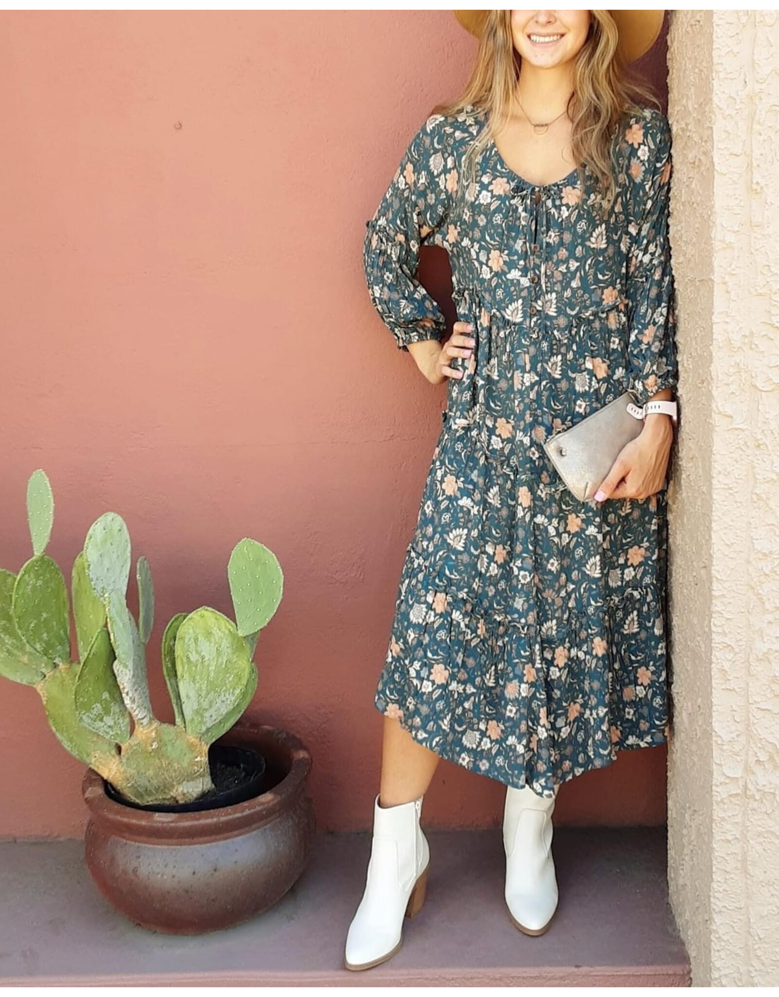 Oroville 3/4 Sleeve Dress