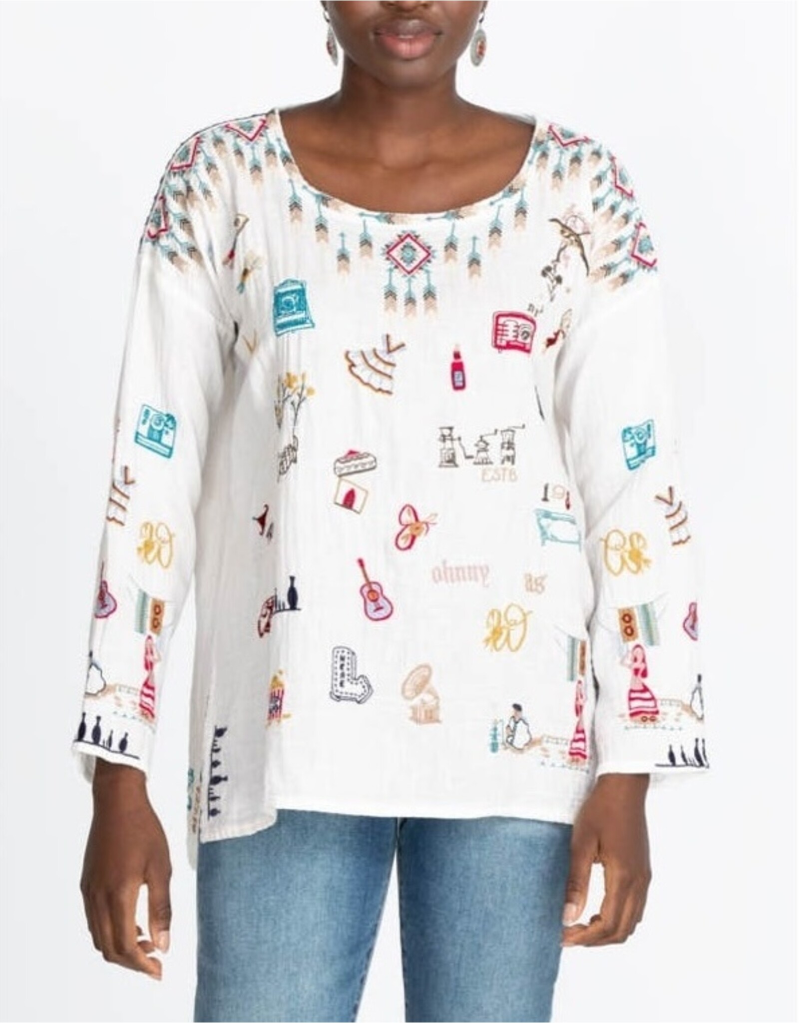 Johnny Was Johnny Was Rondo Blouse