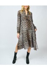 Uncle Frank Uncle Frank Leopard Gauze Midi