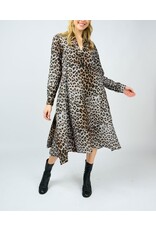 Uncle Frank Uncle Frank Leopard Gauze Midi