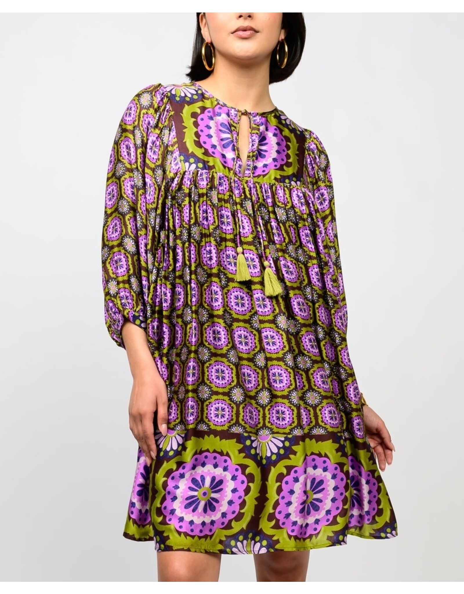 Uncle Frank Uncle Frank Medallion Border Dress