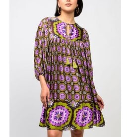 Uncle Frank Uncle Frank Medallion Border Dress