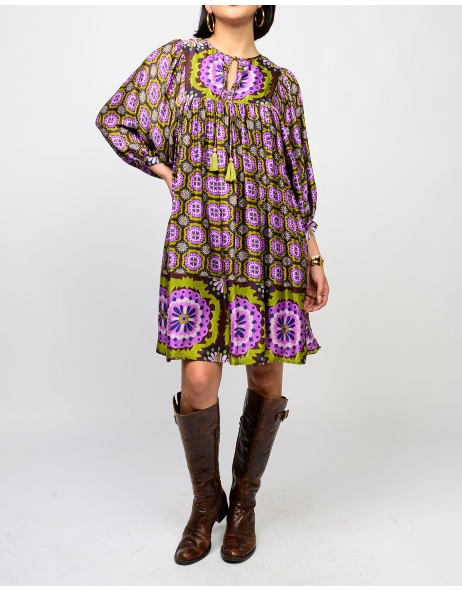 Uncle Frank Uncle Frank Medallion Border Dress