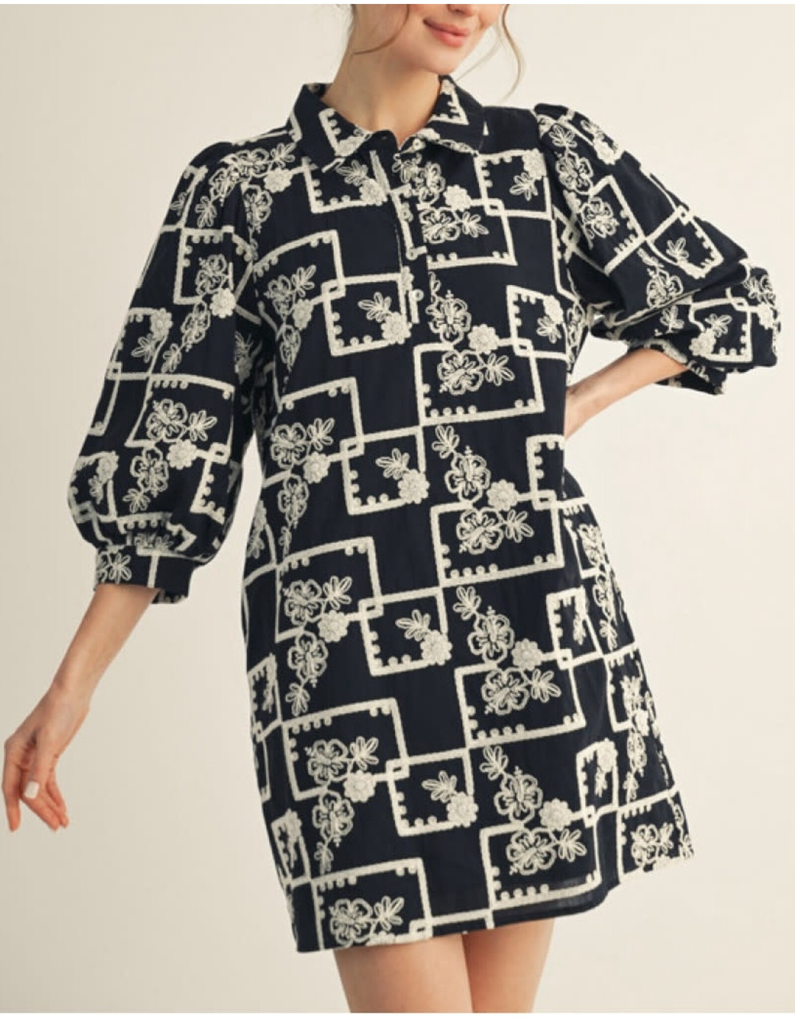 Maya Embroidered Dress