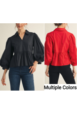 Lola Balloon Sleeve Top