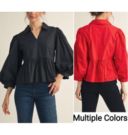 Lola Balloon Sleeve Top