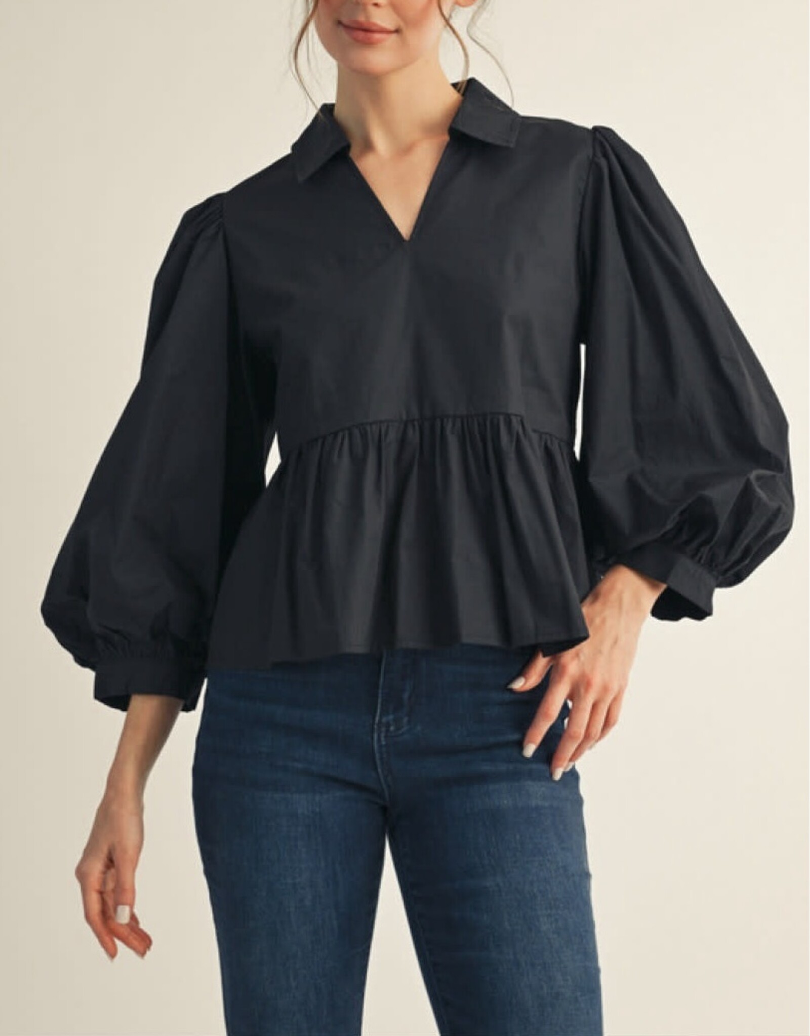 Lola Balloon Sleeve Top