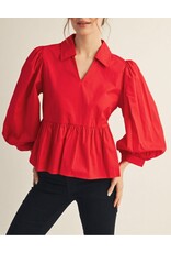 Lola Balloon Sleeve Top