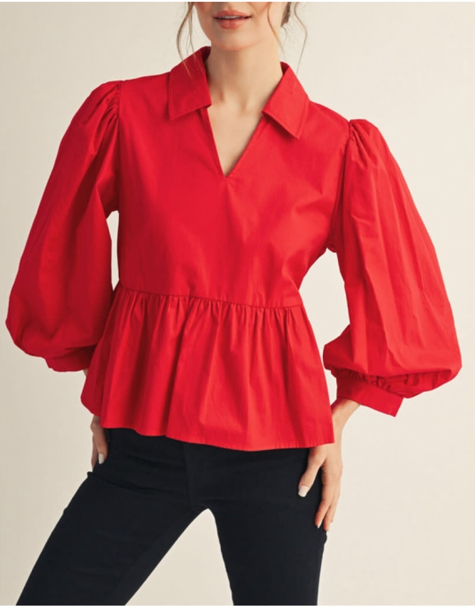 Lola Balloon Sleeve Top