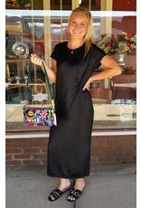 Giselle Metallic Midi Dress