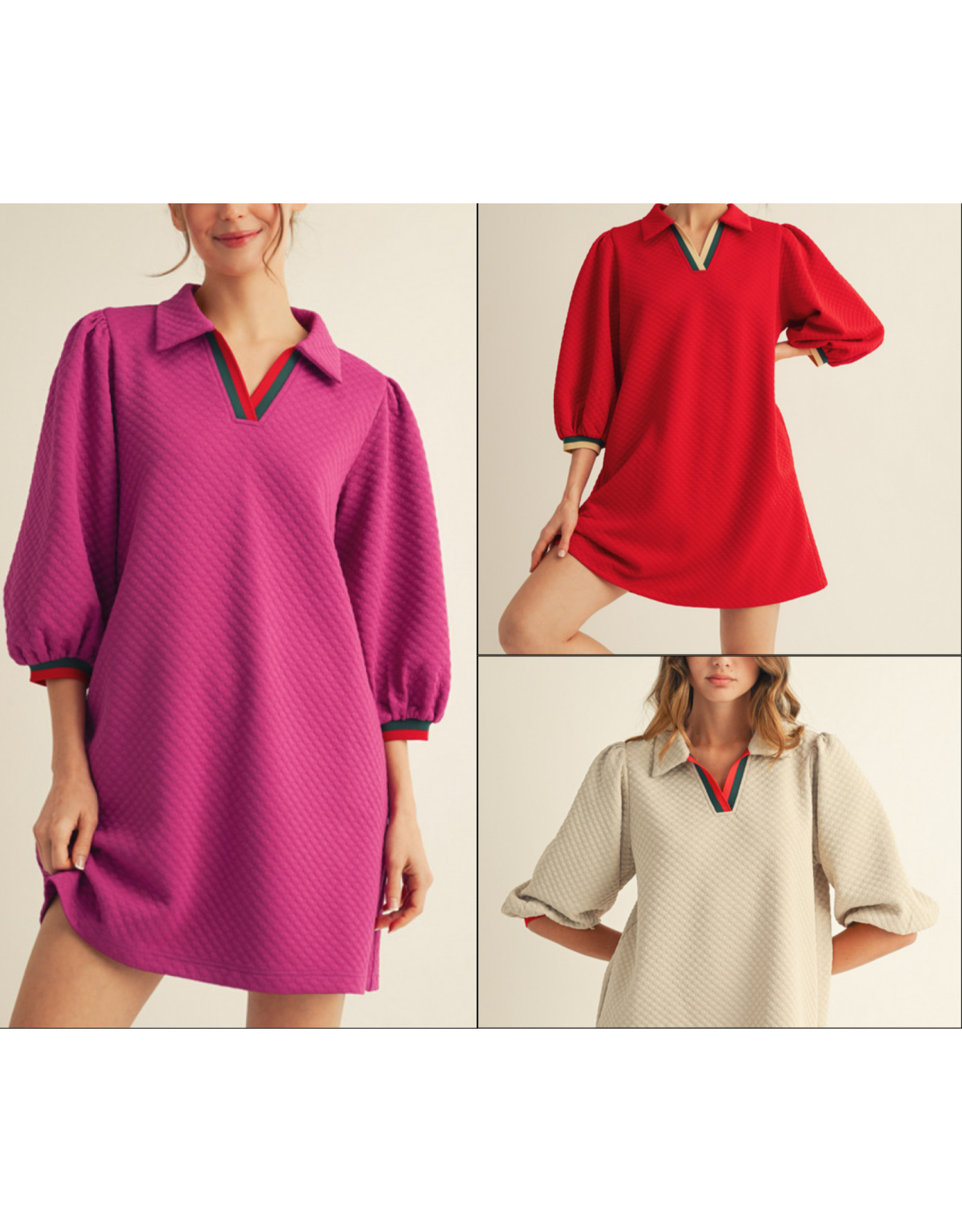 Laurenza Textured Dress