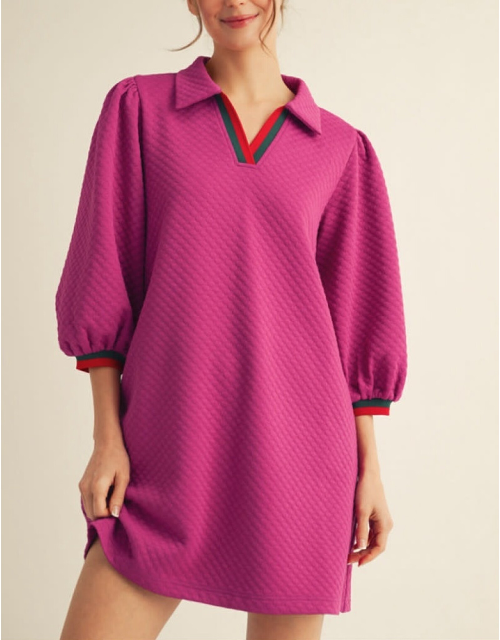 Laurenza Textured Dress