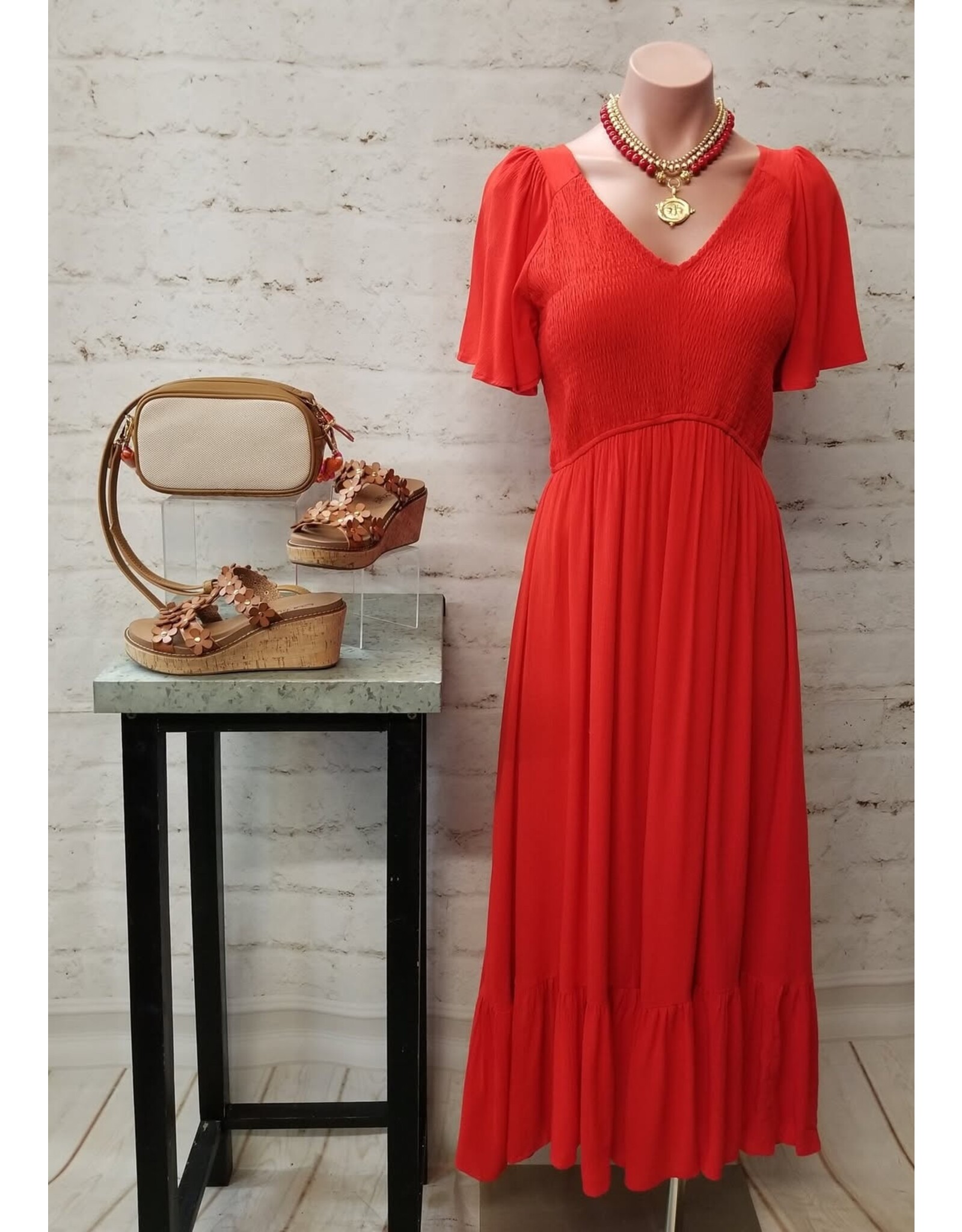 Ryleigh Smocked Midi Dress