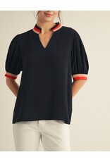 Elletra Stripe Accent Top