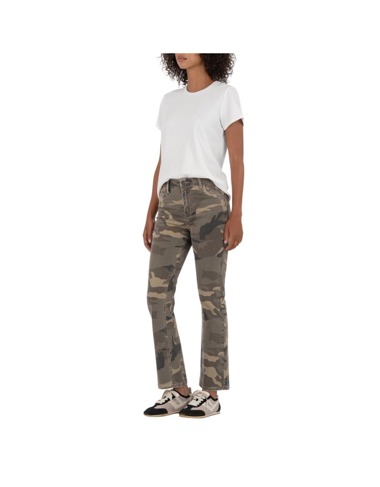 Kut from the Kloth / STS Blue KUT Kelsey High Rise Ankle Flare - Olive