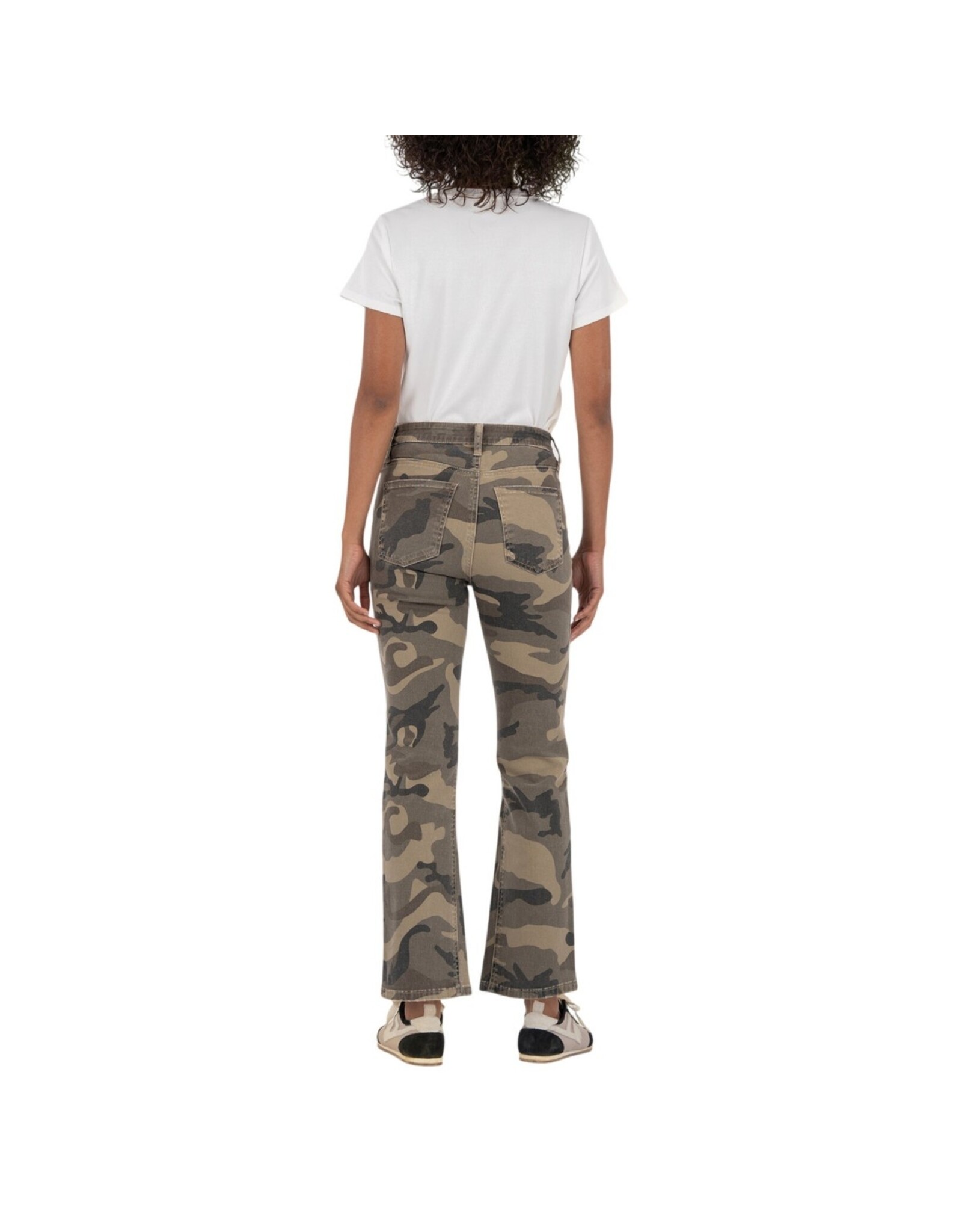 Kut from the Kloth / STS Blue KUT Kelsey High Rise Ankle Flare - Olive