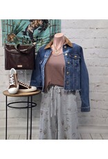 Kut from the Kloth / STS Blue KUT Kerry Cropped Jacket Contrast Collar - Affined