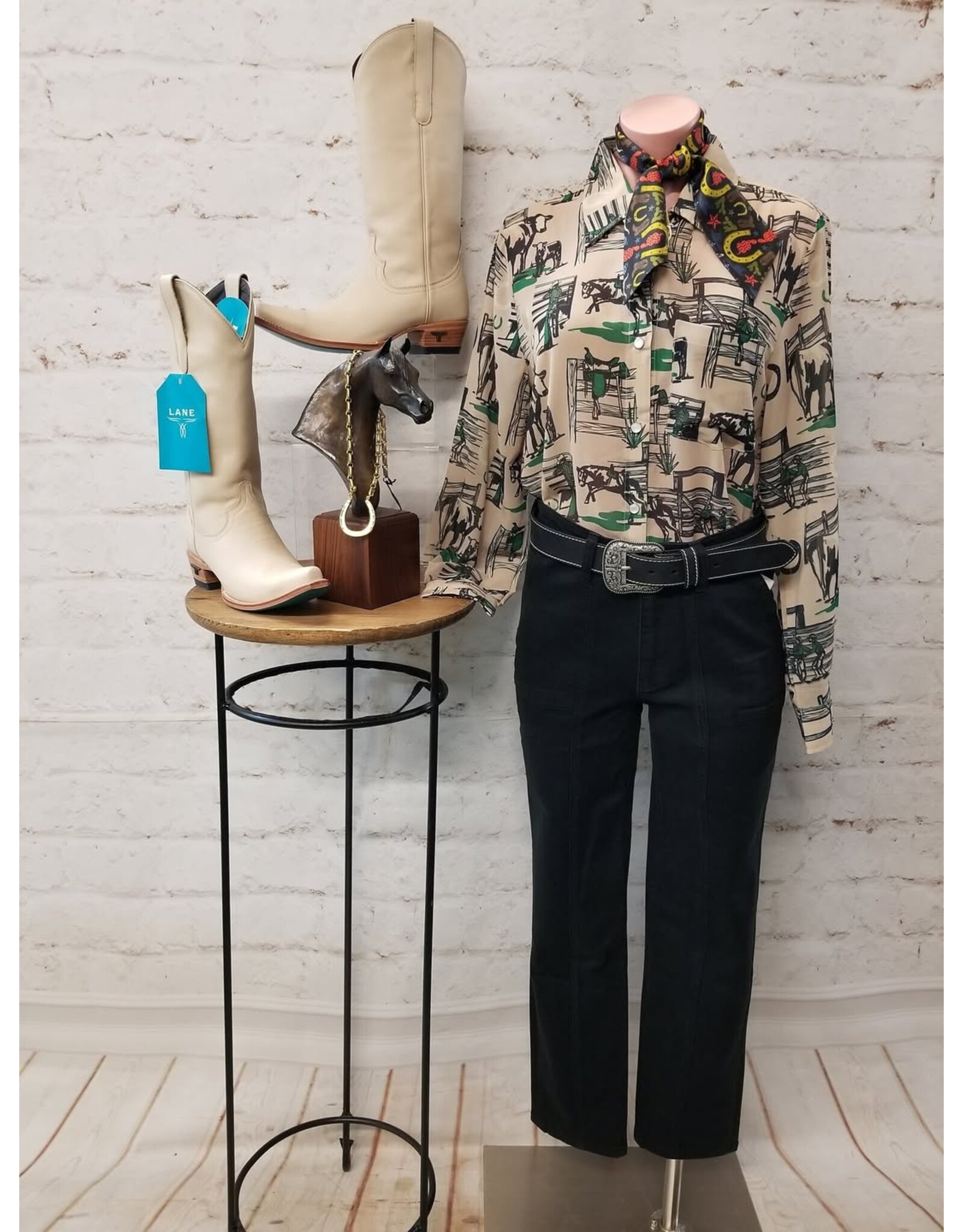2 Fly Co. Greener Pastures Pearl Snap Shirt