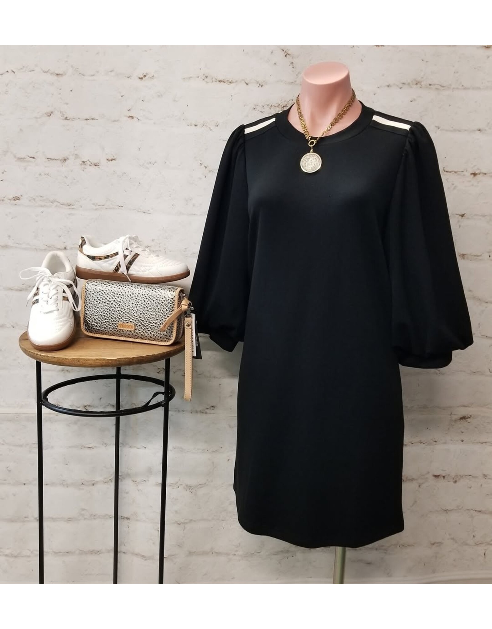 Ninetta Stripe Trim Dress