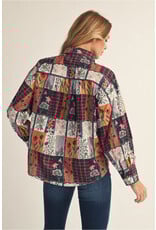 Fiona Faux Patchwork Shirt