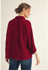 Melody 3/4 Sleeve Button Down Top