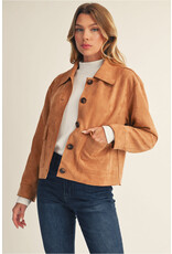 Susie Suede Camel Jacket