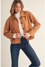 Susie Suede Camel Jacket