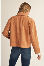 Susie Suede Camel Jacket