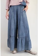 Reagan Rubble Denim Palazzo Pants