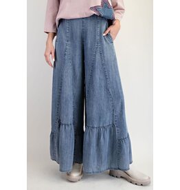 Reagan Rubble Denim Palazzo Pants