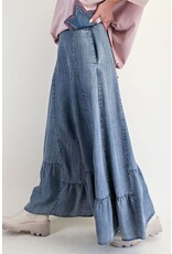 Reagan Rubble Denim Palazzo Pants