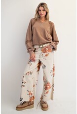 Finley Floral Print Stretch Jeans